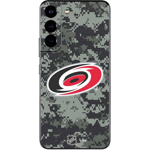 NHL Carolina Hurricanes Camo Galaxy S22 Skin