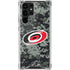 NHL Carolina Hurricanes Camo Galaxy S22 Ultra Clear Case