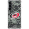 NHL Carolina Hurricanes Camo Galaxy S23 Clear Case