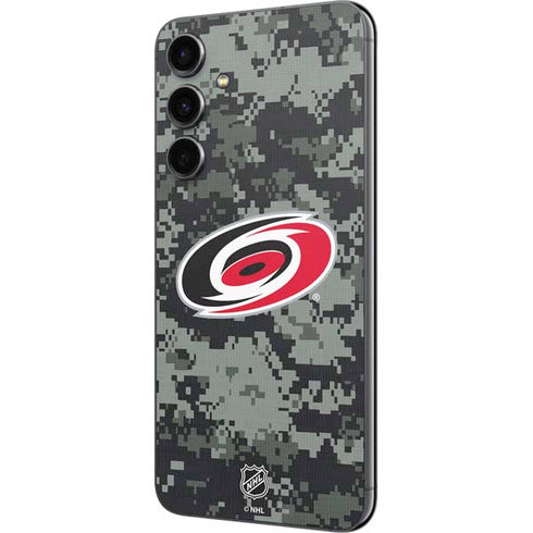 NHL Carolina Hurricanes Camo Galaxy S23 FE Skin