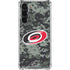 NHL Carolina Hurricanes Camo Galaxy S23 Plus Clear Case
