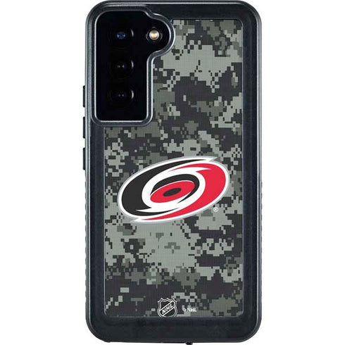 NHL Carolina Hurricanes Camo Galaxy S23 Plus Waterproof Case