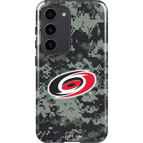 NHL Carolina Hurricanes Camo Galaxy S23 Pro Case