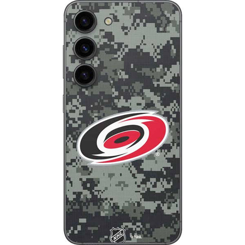 NHL Carolina Hurricanes Camo Galaxy S23 Skin