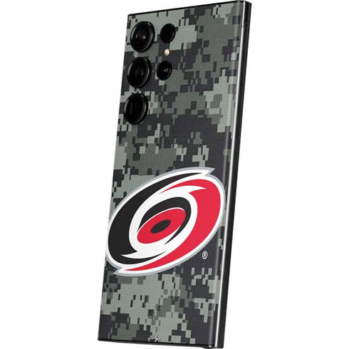 NHL Carolina Hurricanes Camo Galaxy S23 Ultra Skin
