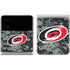 NHL Carolina Hurricanes Camo Galaxy Z Flip4 5G Skin