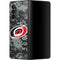 NHL Carolina Hurricanes Camo Galaxy Z Fold3 5G Skin