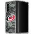 NHL Carolina Hurricanes Camo Galaxy Z Fold4 5G Clear Case