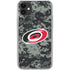 NHL Carolina Hurricanes Camo iPhone 11 Clear Case