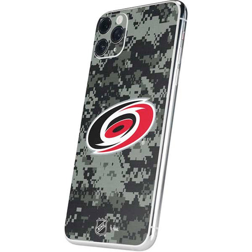 NHL Carolina Hurricanes Camo iPhone 11 Pro Max Skin