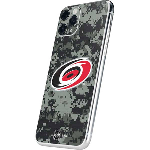 NHL Carolina Hurricanes Camo iPhone 11 Pro Skin