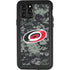 NHL Carolina Hurricanes Camo iPhone 11 Pro Waterproof Case