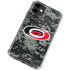 NHL Carolina Hurricanes Camo iPhone 12 Clear Case