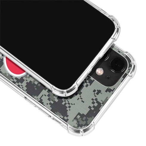 NHL Carolina Hurricanes Camo iPhone 12 Mini Clear Case