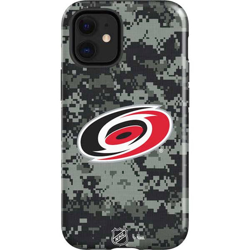 NHL Carolina Hurricanes Camo iPhone 12 Mini Impact Case