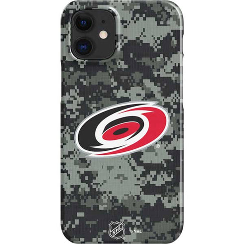 NHL Carolina Hurricanes Camo iPhone 12 Mini Lite Case