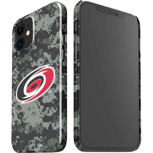 NHL Carolina Hurricanes Camo iPhone 12 Mini Lite Case