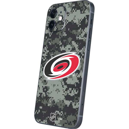 NHL Carolina Hurricanes Camo iPhone 12 Mini Skin