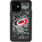 NHL Carolina Hurricanes Camo iPhone 12 Mini Waterproof Case