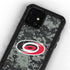 NHL Carolina Hurricanes Camo iPhone 12 Mini Waterproof Case