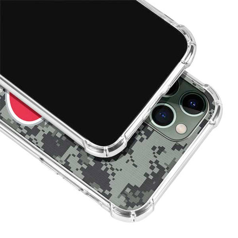NHL Carolina Hurricanes Camo iPhone 12 Pro Clear Case