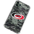 NHL Carolina Hurricanes Camo iPhone 12 Pro Clear Case