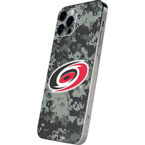 NHL Carolina Hurricanes Camo iPhone 12 Pro Skin