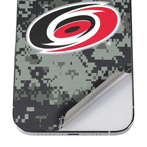 NHL Carolina Hurricanes Camo iPhone 12 Pro Skin