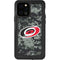 NHL Carolina Hurricanes Camo iPhone 12 Pro Waterproof Case