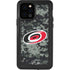 NHL Carolina Hurricanes Camo iPhone 12 Pro Waterproof Case