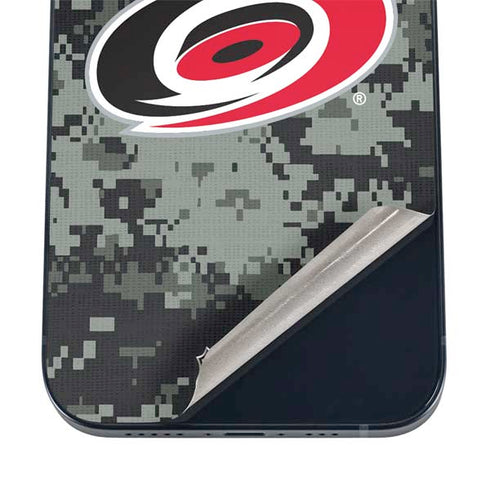 NHL Carolina Hurricanes Camo iPhone 12 Skin