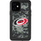 NHL Carolina Hurricanes Camo iPhone 12 Waterproof Case