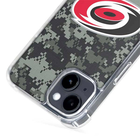 NHL Carolina Hurricanes Camo iPhone 13 MagSafe Case