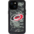 NHL Carolina Hurricanes Camo iPhone 13 Mini Waterproof Case