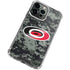 NHL Carolina Hurricanes Camo iPhone 13 Pro Clear Case