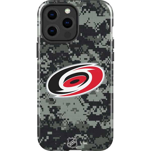 NHL Carolina Hurricanes Camo iPhone 13 Pro Max Impact Case