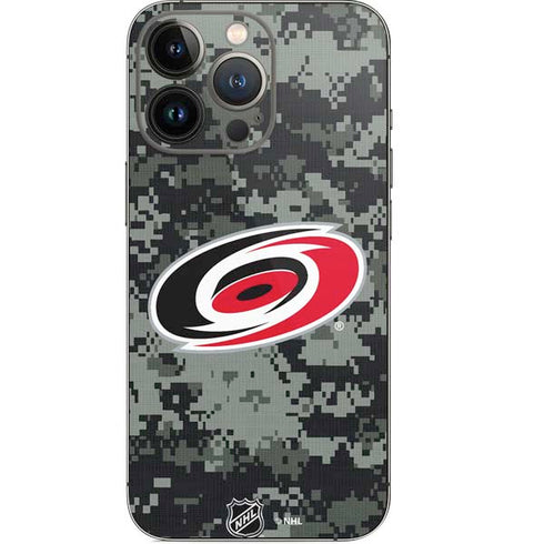 NHL Carolina Hurricanes Camo iPhone 13 Pro Skin