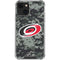 NHL Carolina Hurricanes Camo iPhone 14 Clear Case