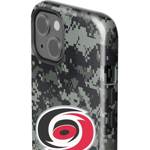 NHL Carolina Hurricanes Camo iPhone 15 Impact Case