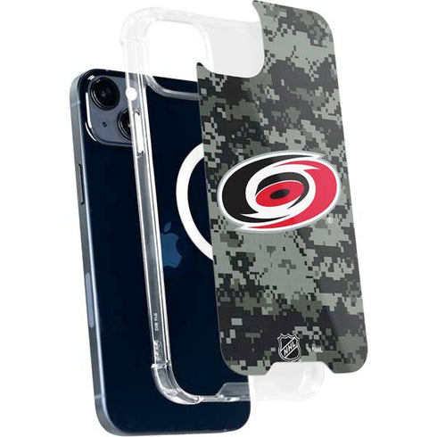 NHL Carolina Hurricanes Camo iPhone 14 Plus MagSafe Case