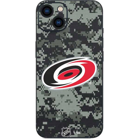 NHL Carolina Hurricanes Camo iPhone 14 Plus Skin