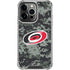 NHL Carolina Hurricanes Camo iPhone 15 Pro Clear Case