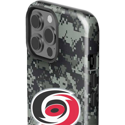NHL Carolina Hurricanes Camo iPhone 15 Pro Max Impact Case