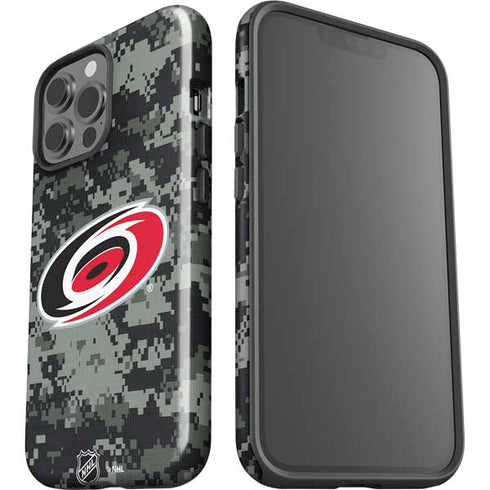 NHL Carolina Hurricanes Camo iPhone 15 Pro Max Impact Case