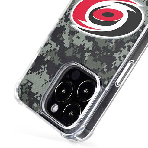 NHL Carolina Hurricanes Camo iPhone 15 Pro Max MagSafe Case