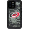 NHL Carolina Hurricanes Camo iPhone 14 Pro Max Waterproof Case