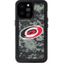 NHL Carolina Hurricanes Camo iPhone 14 Pro Max Waterproof Case
