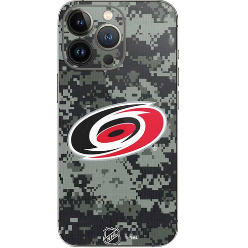 NHL Carolina Hurricanes Camo iPhone 14 Pro Skin