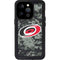 NHL Carolina Hurricanes Camo iPhone 14 Pro Waterproof Case
