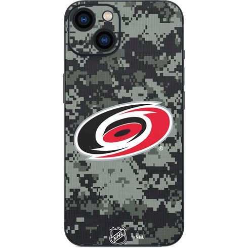 NHL Carolina Hurricanes Camo iPhone 14 Skin